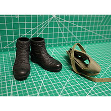1:6 Scale British WWII Boots and Gaiters